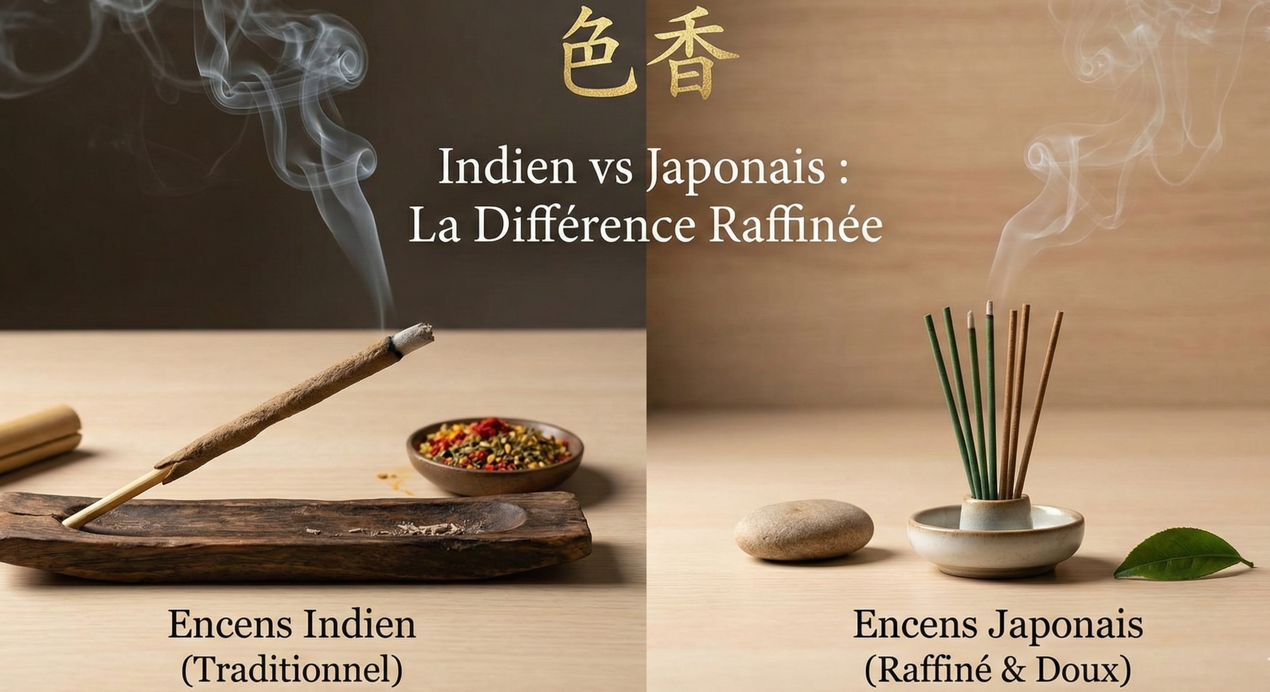 La subtilité du parfum des encens Japonais
